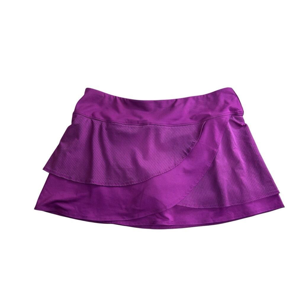 Bolle Magenta Tennis Golf Skort Sz Large Stretch Full Skirt Athletic Pickle Ball - Picture 4 of 8